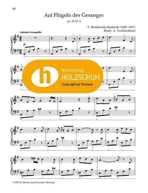 Auf Flügeln des Gesanges